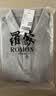 罗蒙（ROMON）纯棉短袖t恤男夏季休闲商务中青年翻领POLO衫男薄款上衣 浅灰 M 实拍图