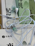 竹林鸟夜莺Z1入耳睡眠耳塞HiFi有线耳机直播K歌电脑游戏电竞无损音乐微型超小动圈高音质安卓适用手机 凝霜白3.5MM版 有麦克风 实拍图