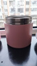 苏泊尔（SUPOR） 保温饭盒316L不锈钢便当盒真空保温桶饭盒学生送饭户外餐盒 分格款 蜜桃粉1150ml 实拍图
