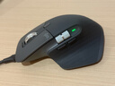 罗技（Logitech）大师系列 MX Master 3S 菁英版 无线蓝牙鼠标  办公静音鼠标 人体工学 石墨黑 无线接收器需另购买 实拍图