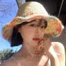 COSMICKISS法式草帽防晒帽女防紫外线大帽檐2026新款可折叠海边度假沙滩拍照 米色彩虹法式草帽【轻盈/透气/不闷】 实拍图