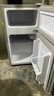 华宝小冰箱小型家用出租房用冷藏冷冻两用一级能效节能省电迷你宿舍寝室办公室二门电冰箱 【店长推荐】58L银色【一级能效】 实拍图