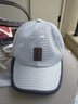 OIMG帽子男夏款网状透气遮阳帽休闲防晒网帽青年中年棒球帽时尚鸭舌帽 浅灰色 可调节 实拍图