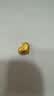 周六福 黄金999元宝金条小金豆爱心赏金玩咖投资金 计价 千纸鹤 - 3g 实拍图