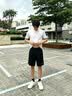 李宁（LI-NING）速干运动套装男夏季新款冰丝男士t恤短袖短裤跑步健身上衣运动服 白色【速干｜多处透气网孔 清爽不闷汗】 XL 实拍图