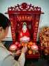 洛滑观音菩萨佛像陶瓷摆件家用观世音菩萨佛像 8寸白玉观音【单尊】 实拍图
