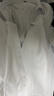 罗蒙（ROMON）纯色商务职业正装男士衬衫工装男装长袖衬衣男CS108 白色 6XL  实拍图