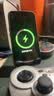 贝尔金（BELKIN）苹果无线充电器 Qi2认证磁吸快充 iPhone快充15W 兼容MsgSafe快速充电 面板式二合一 WIZ028黑 实拍图