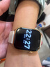 联想（Lenovo）智能手表 Watch Fit轻薄大屏血氧心率睡眠蓝牙通话健康监测穿戴运动手表手环 曜石金 男女朋友礼物 实拍图