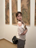 viney斜挎包包女包品牌单肩包牛皮链条包生日礼物高级感送女友老婆老婆 【黑色】高档轻奢手提腋下包 实拍图