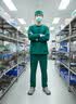 ECAC医用手术室洞洞鞋男士2026新款夏季外穿厚底防滑防臭足弓支撑拖鞋 火山灰黑【医护专用/足弓支撑不累脚】 36 -37（推荐35-36脚） 实拍图