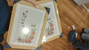 爱墨绘实木相框摆台A4相框挂墙画框装裱照片装饰营业执照正副本框榉木色 实拍图