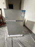 新飞冰箱小型租房用 一级能效冷 藏冷冻两用1-2人家用小冰箱 出租房双门电冰箱办公室两门 26年升级 38A一级能效【保温升级】银色 实拍图