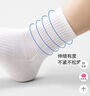 京东京造儿童春夏男童女童袜子中小学棉袜校园四季白袜5双18-20cm 实拍图