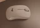 罗技（Logitech）M196 无线蓝牙鼠标 办公鼠标 笔记本商务办公家用 小巧便携 对称手型 珍珠白 实拍图