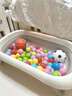 费雪（Fisher-Price）儿童海洋球玩具球 婴幼儿认知波波球5.5cm(100个)生日礼物礼品 实拍图