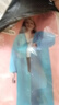 长款雨衣防暴雨全身男女雨服成人便携雨披防雨轻便 白色款1件 实拍图