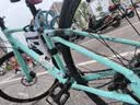 四万公里五位密码自行车锁山地车公路车加粗钢缆防盗车锁带夜视灯蓝色 实拍图