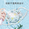 金本士（KINBENZ）婴儿宝宝儿童口罩8枚新生婴幼儿3D立体透气0-6月-12个月到1岁蓝色 实拍图