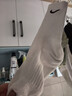 耐克（NIKE）男袜女袜 26新款训练透气短中长袜快干休闲跑步健身运动nike袜子 主推/简约经典白/三双装/长袜 L/26-28厘米/42-46码 实拍图