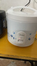 美的（Midea） 微压电饭煲 精铸发热盘大容量简单易控 黑晶内胆家用迷你小电饭锅 1-2-3-5-8人家用商用年货好物 5升款 5L 2-8人用 实拍图