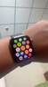 Apple/苹果 Watch S11 智能手表GPS+蜂窝款46毫米深空灰色铝金属表壳黑色运动型表带S/M MFDD4CH/B 实拍图