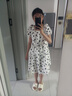 巴拉巴拉童装女童裙子儿童连衣裙夏装大童甜美泡泡袖A字塔裙印花时尚衣服 实拍图