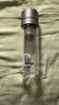 苏泊尔（SUPOR）玻璃杯纯钛抗菌泡茶杯一键开盖商务双层茶水分离杯男士车载水杯 实拍图