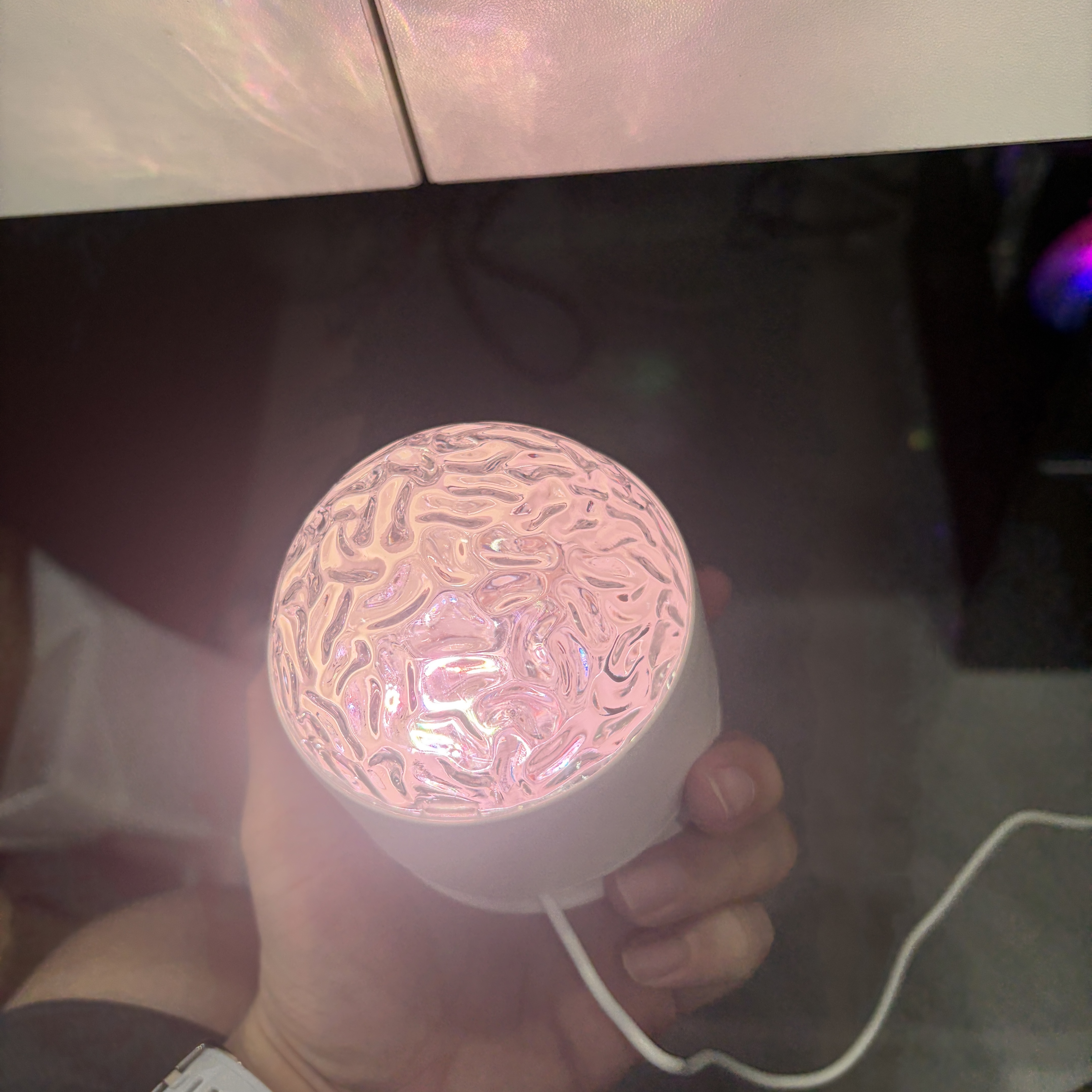 【热销百万】星空灯满天星氛围灯投影灯小夜灯台灯情调氛围礼物 【16色炫彩极光】USB充电 带遥控+旋转 实拍图