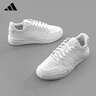 阿迪达斯（adidas）男女鞋板鞋夏季皮面防泼水小白鞋百搭运动休闲鞋 亮白 43 实拍图