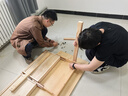 华舟实木书桌简约小户型家用写字桌台式电脑桌卧室学习桌 1.4米原木色 实拍图