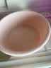 福爱家洗脸盆洗菜洗衣盆学生塑料盆特厚PET泡脚盆洗脚盆31cm 粉色单只 实拍图