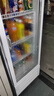 志高展示柜冷藏大容量饮料柜冰柜商用保鲜柜超市玻璃门冰箱立式啤酒柜 单门下机【直冷节能】蓝白 一级节能省电80% 实拍图