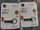 banq 16GB USB2.0 U盘 P9精品版 亮银色 大钢环便携设计 防水防震防尘 全金属电脑车载两用优盘 实拍图