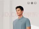 361°polo衫男2026年夏季新款休闲透气短袖情侣运动翻领t恤女父亲节 【男款】岛灰蓝 XL 实拍图