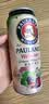 保拉纳（Paulaner）德国进口啤酒柏龙保拉纳啤酒小麦白啤黑啤大麦啤酒500ml整箱装 柏龙白 500mL 24罐 整箱装 实拍图