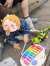 谷雨儿童玩具电子木琴敲琴多功能八音手敲琴拍拍鼓男女孩礼物 谷雨电子木琴游戏鼓 新配色 实拍图
