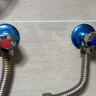 九牧（JOMOO）黄铜加厚角阀三角阀1冷1热套装   02064-1C1-1  实拍图