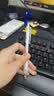爱好（AIHAO）彩韵按动中性笔0.5速干水性笔高颜值学生考试刷题笔ST尖商务办公黑色签字笔6支 D4898 实拍图