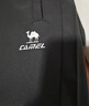 骆驼（CAMEL）速干透气运动裤女跑步休闲直筒梭织裤子 J25BAXLN072 幻影黑 L 实拍图