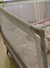 M-CASTLE床围栏婴儿童床上挡板宝宝床边防摔床护栏三面拼接防夹防掉床围挡 月光白 单面装 1.8米 实拍图