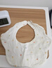 babycare婴儿口水巾洗脸毛巾泡泡纱布方巾6条装4层缤纷梦境30*30cm 实拍图
