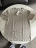 【京东直采】重磅纯棉 圆领短袖男款t恤衣服女士t恤服装真5折专场 海鸥灰（短袖） 3XL （155-170斤） 实拍图