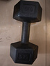 华亚（HUAYA） 哑铃环保包胶六角手铃男士家用健身器材 10KG 一对（5KG*2只） 实拍图