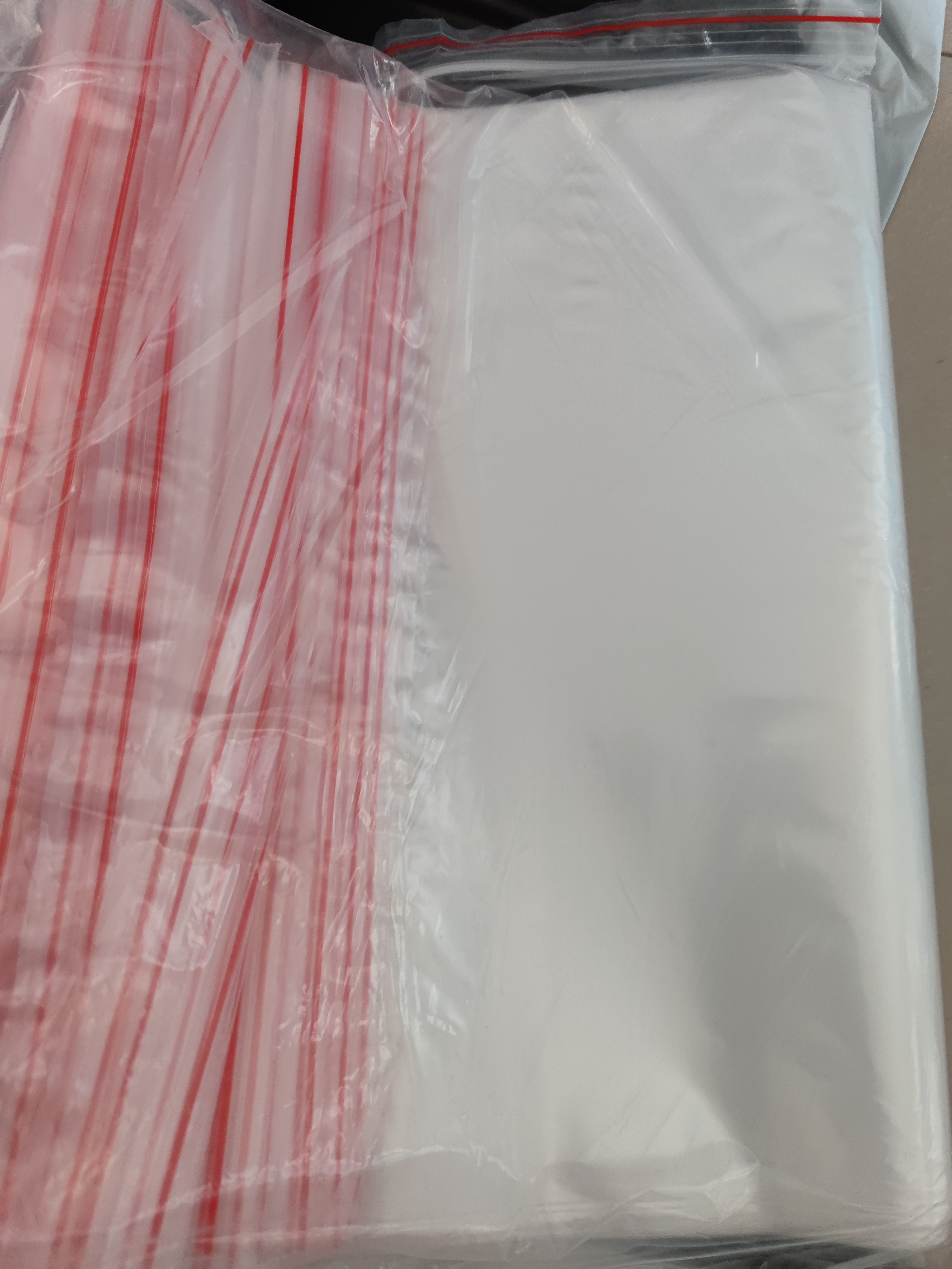 登比自封袋12号加厚透明食品袋防水封口袋密封袋收纳袋大号包装样品袋 实拍图