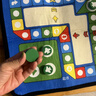 得力（deli）飞行棋地毯儿童玩具小学生棋类益智家庭亲子互动露营 60*60cm 实拍图