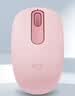 罗技（Logitech）M196 无线蓝牙鼠标 办公鼠标 笔记本商务办公家用 小巧便携 对称手型 玫瑰粉 实拍图