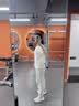 名创优品（MINISO）短袖t恤女2026新款夏季穿搭小个子打底衫宽松纯棉奶白正肩上衣服 实拍图
