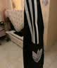adidas三条纹短款休闲宽松高领运动夹克早秋外套女阿迪达斯三叶草 黑色   S 实拍图
