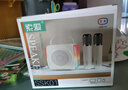 索爱（soaiy）SSk01智能K歌蓝牙音响唱歌麦克风一体带话筒k歌家庭KTV自带声卡无线唱歌家用卡拉ok 双麦米白色 实拍图